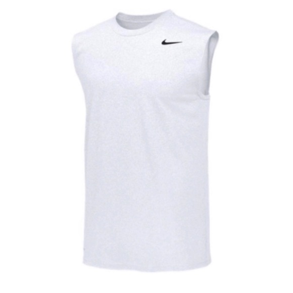 NEW Nike White Team Legend Sleeveless Tank Top Size Medium - Picture 1 of 4
